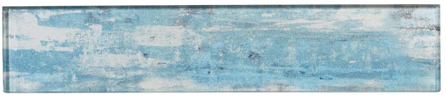 Vincent 3" x 14" Glass Wood Look Subway Kitchen Backsplash, Bathroom, Shower, Wall and Floor Tile