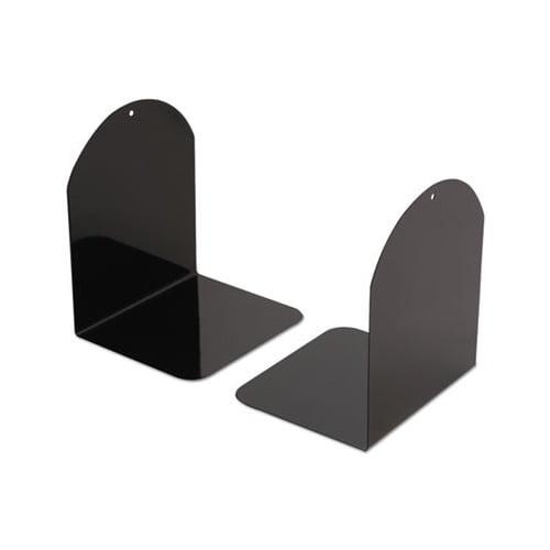 Black Metal Magnetic Bookends with 6 x 5 x 7 Dimensions