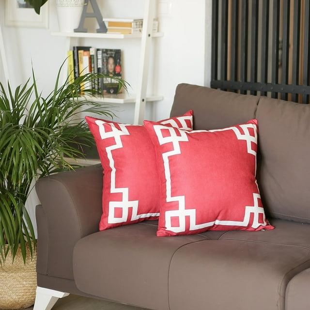 Apolena Albion Geometric Reversible Pillow Cover (Set of 2)