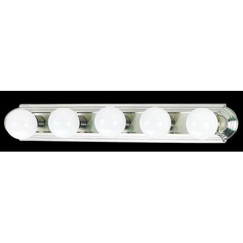 Sleek 30'' Brushed Nickel 5-Light Bath Bar