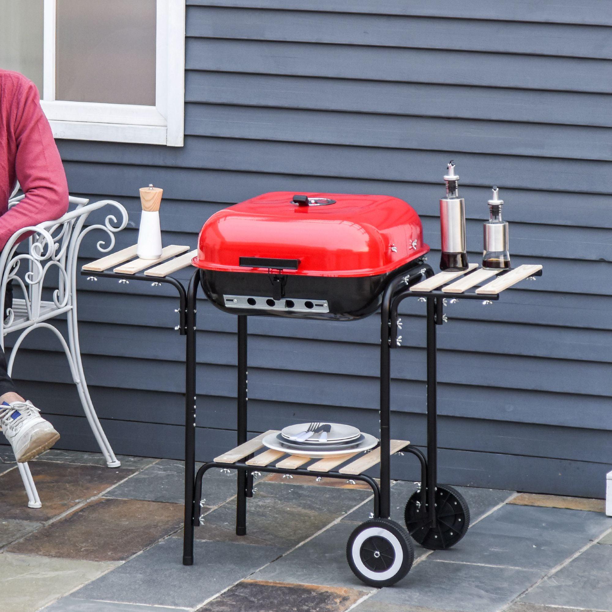 Outsunny 19.25'' W Portable Charcoal Grill