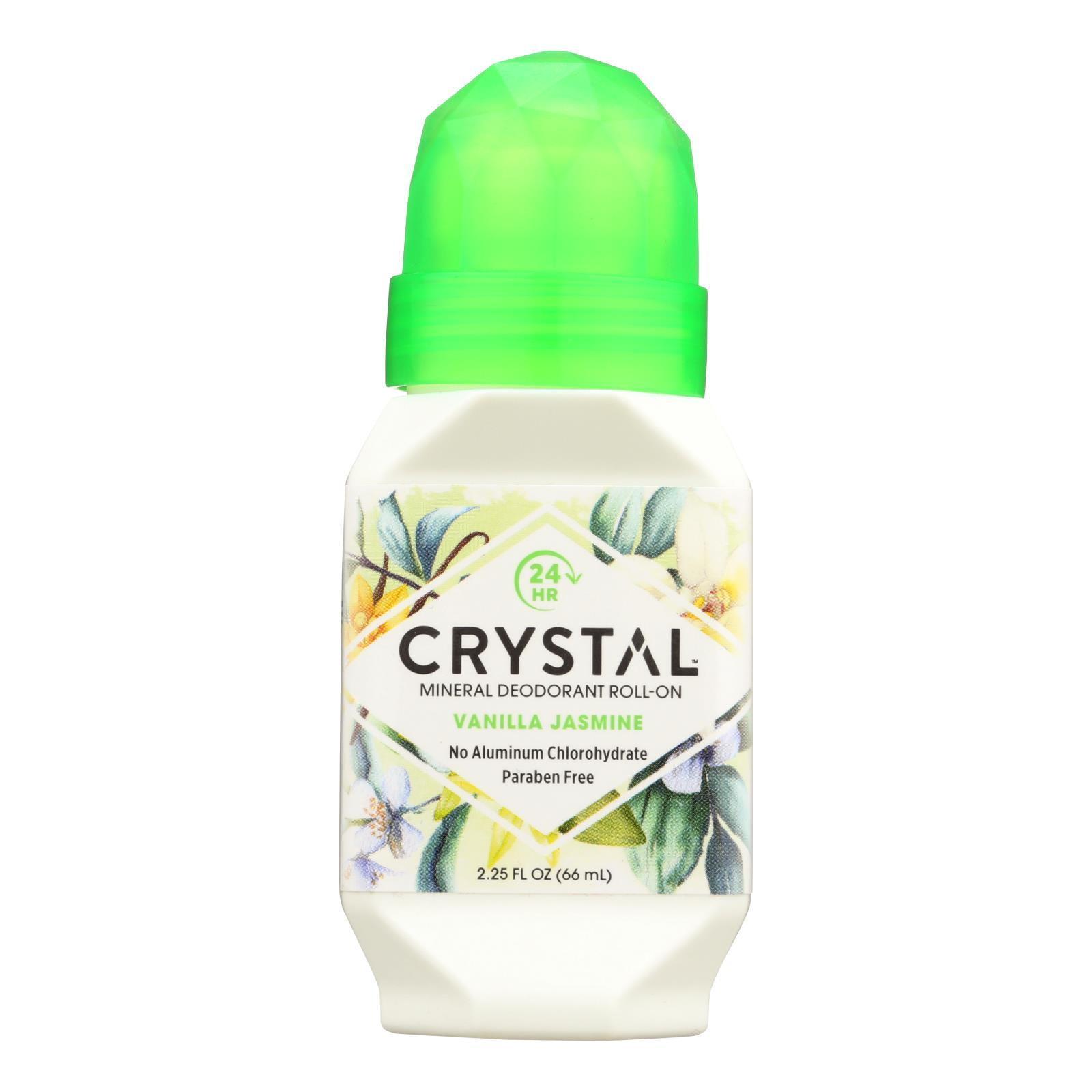 Crystal Essence Vanilla Jasmine 2.25 fl oz Mineral Deodorant Roll-On