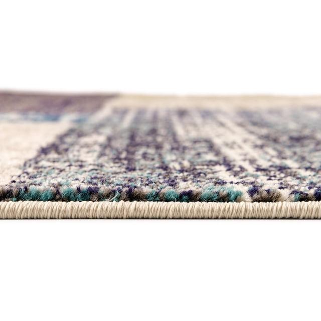 Rugs.com Vivid Collection Rug – 5' x 8' Multi Medium-Pile Rug Perfect For Living Rooms, Large Dining Rooms, Open Floorplans