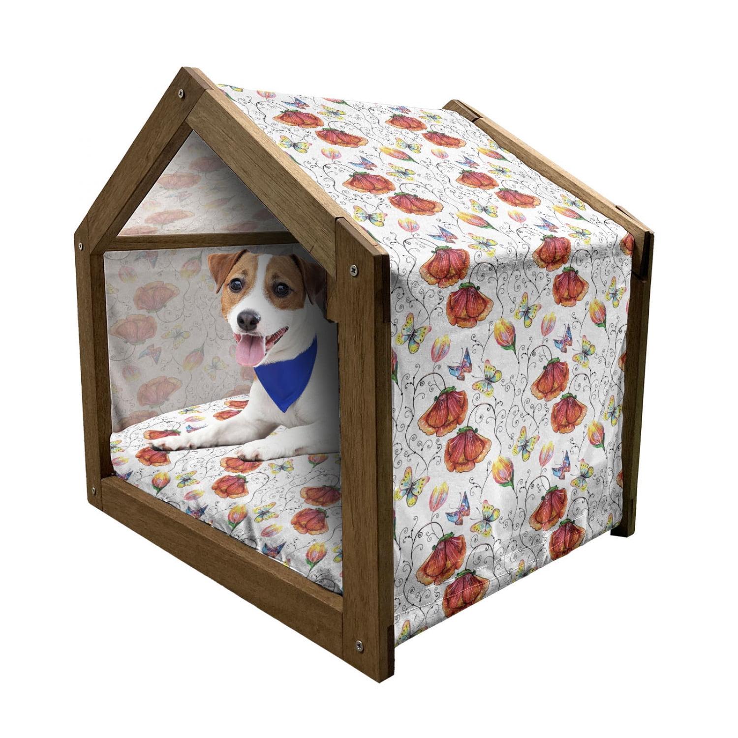 East Urban Home Wood Portable Dog House