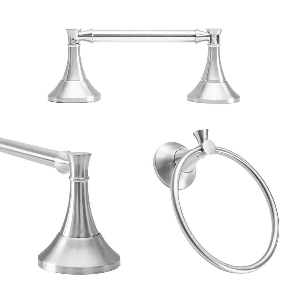 Arlington Satin Nickel 3-Piece Bathroom Hardware Set