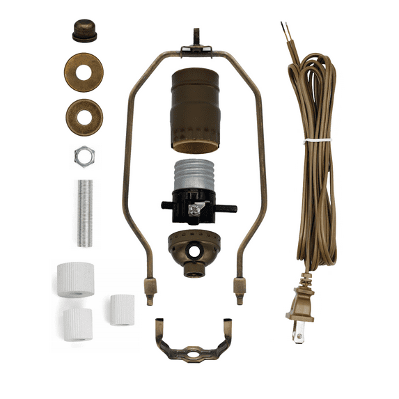 Creative Hobbies 8" Antique Brass Lamp Kit