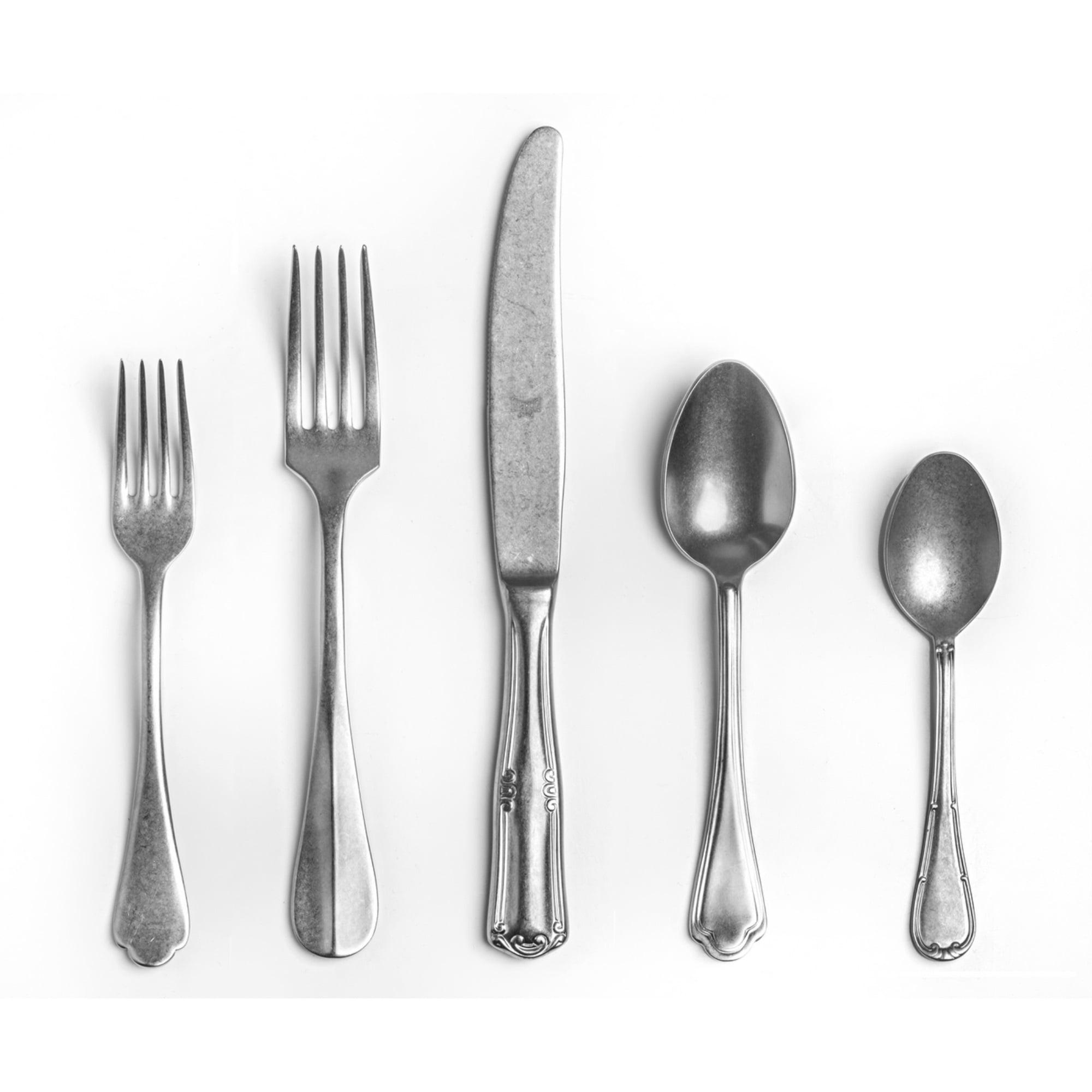 Mepra 5 Pcs Place Setting Original Vintage Stainless Steel