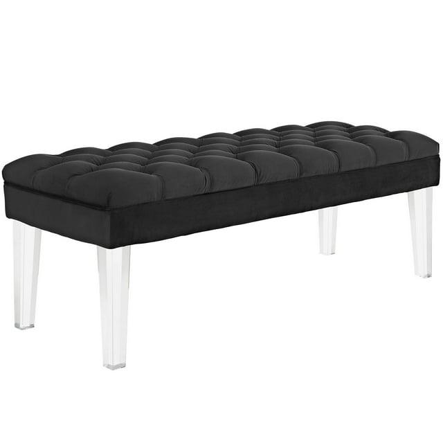 Valet Velvet Bench Black
