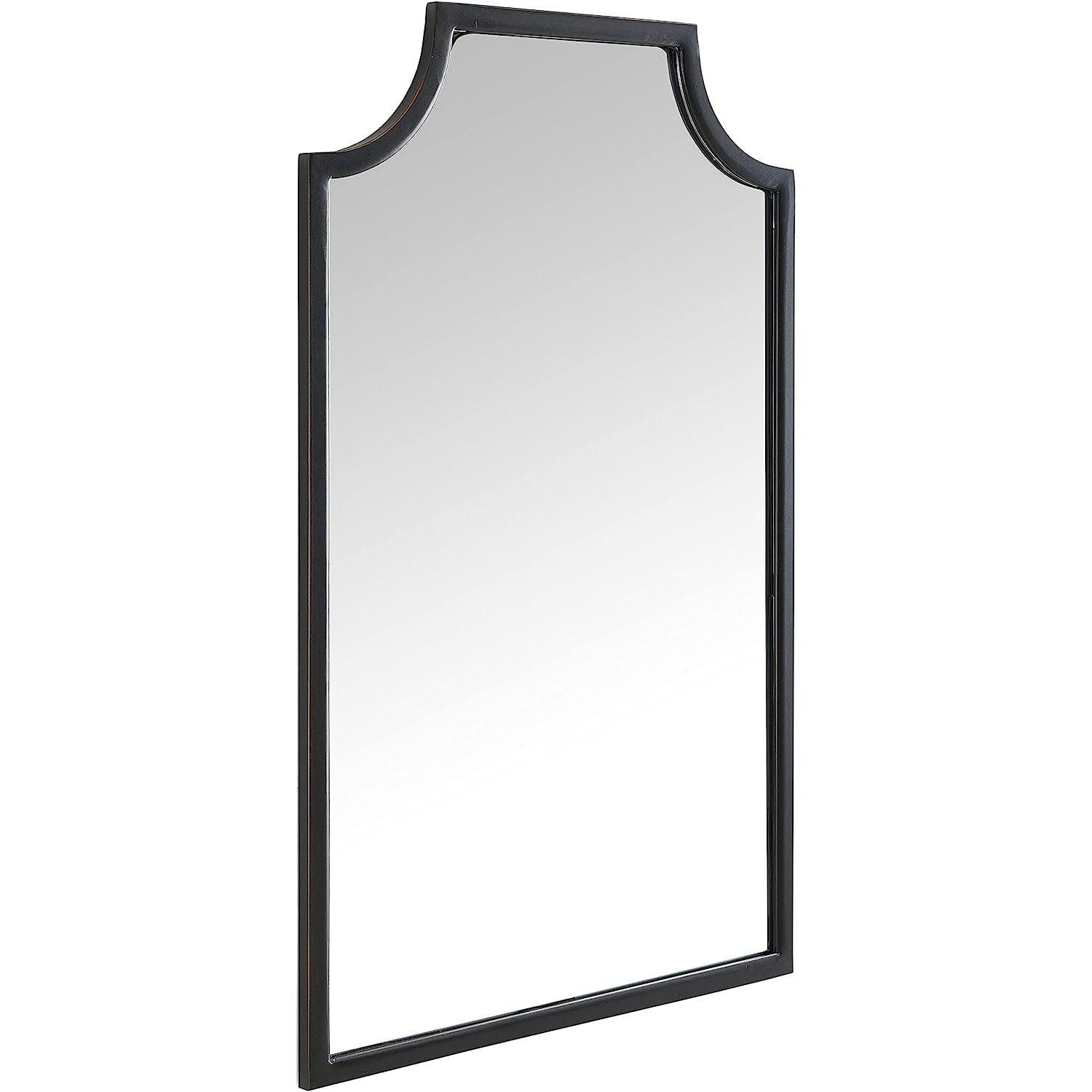 Crosley Aimee Wall Mirror Oil Rubbed Bronze: 38x24 Inch, Traditional Style, Steel Frame, No Assembly Required