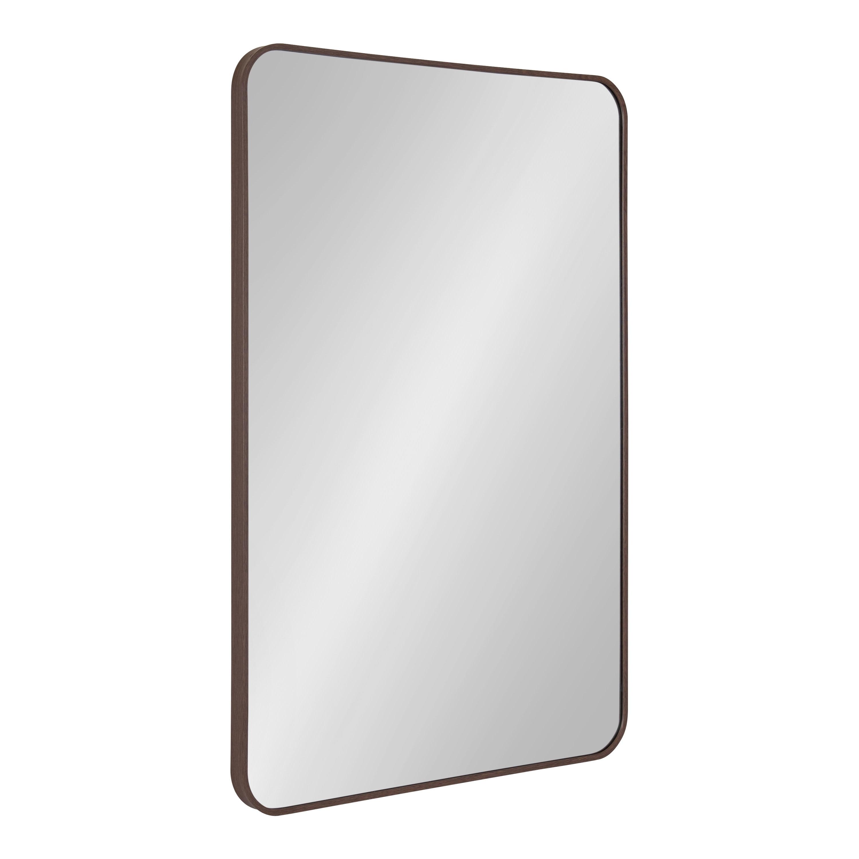 Kate and Laurel Zayda Radius Rectangle Framed Wall Mirror