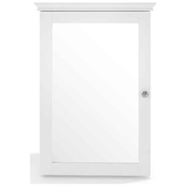 Crosley Lydia Wall Cabinet with Mirror White