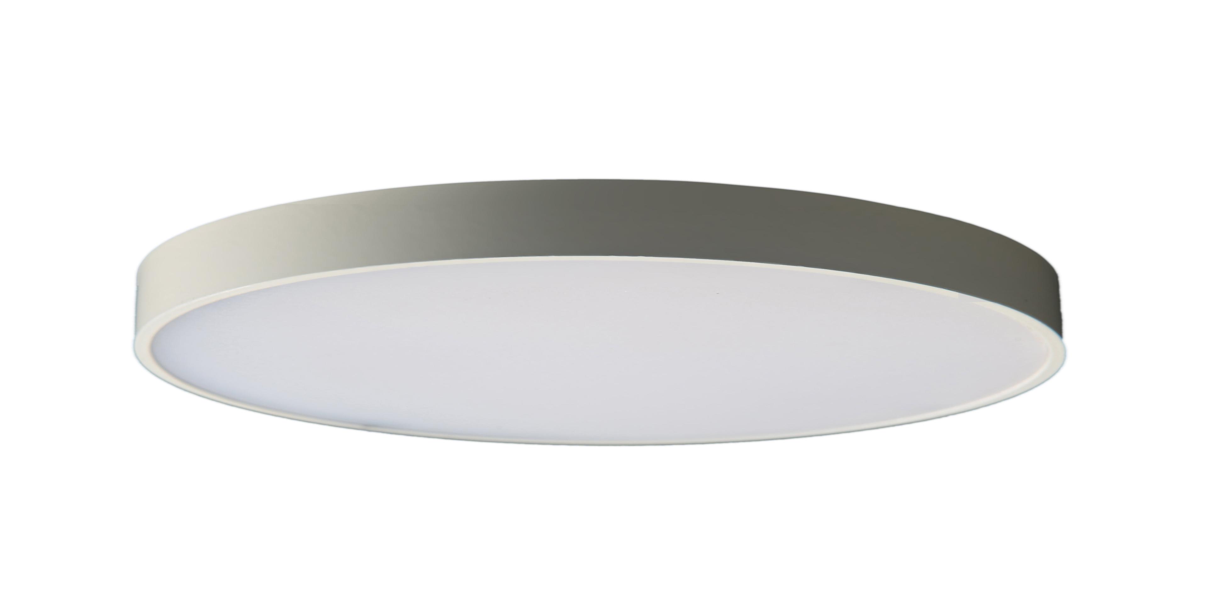 Convex 5" Round LED Flush Mount Ceiling Light in Matte White