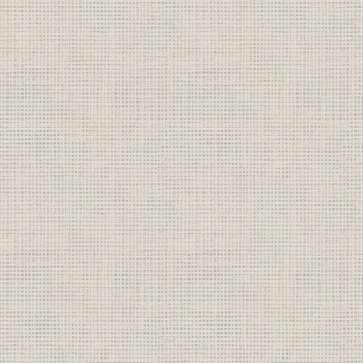 3122-10010 Nimmie Woven Grasscloth Wallpaper with Loosely Strands Woven in Light Grey Colors Farmhouse Style Prepasted Acrylic Coated Paper