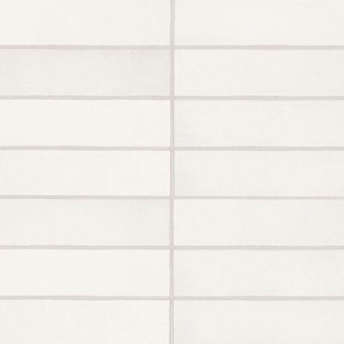 Bedrosians Makoto Matte Ceramic Tile 2.5" x 10", Shoji White (34-Pack, 5.38 SF)