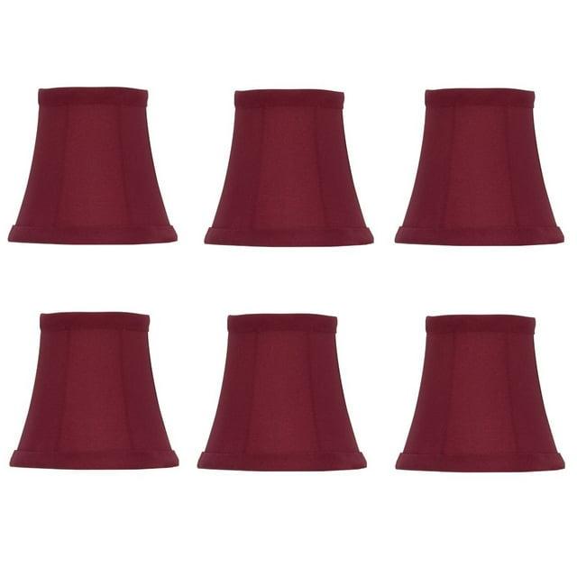 Everly Quinn Everly Quinn Faux Silk Clip On Chandelier Lamp Shades (Set of 6)
