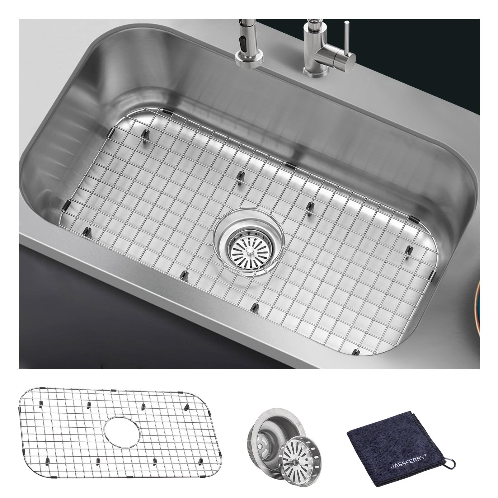 JASSFERRY 30" Satin Stainless Steel Undermount Kitchen Sink