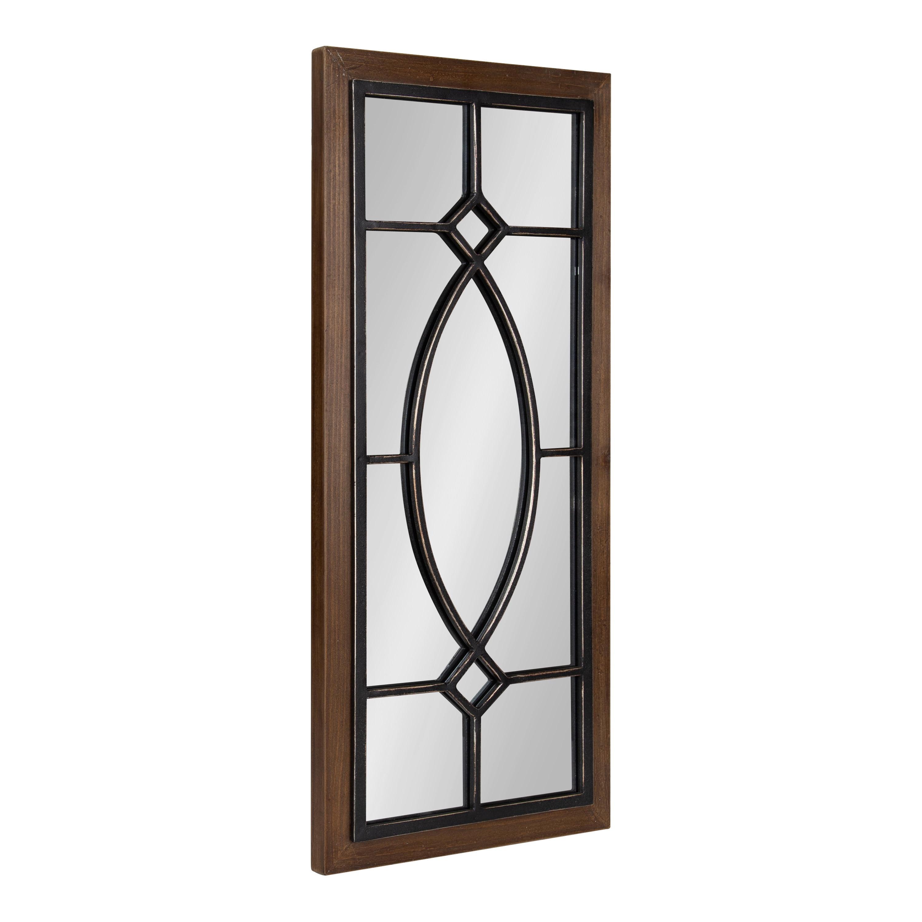 Bakersfiel Windowpane Wall Mirror - Kate & Laurel All Things Decor