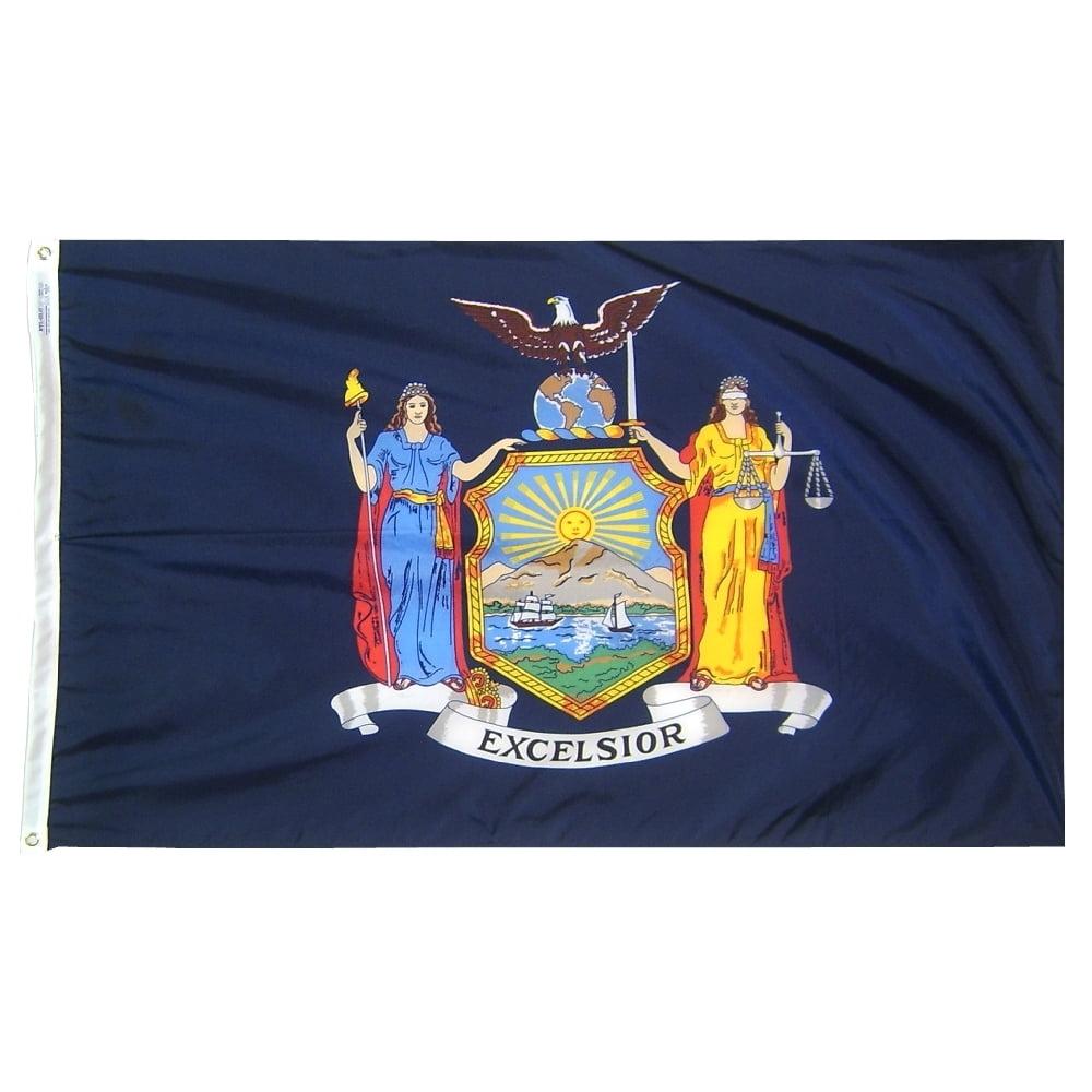 Annin Flagmakers New York State Flag 2x3 ft. Nylon