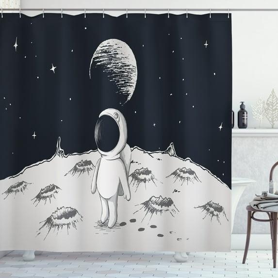 Ambesonne Shower Curtain with Hooks Included