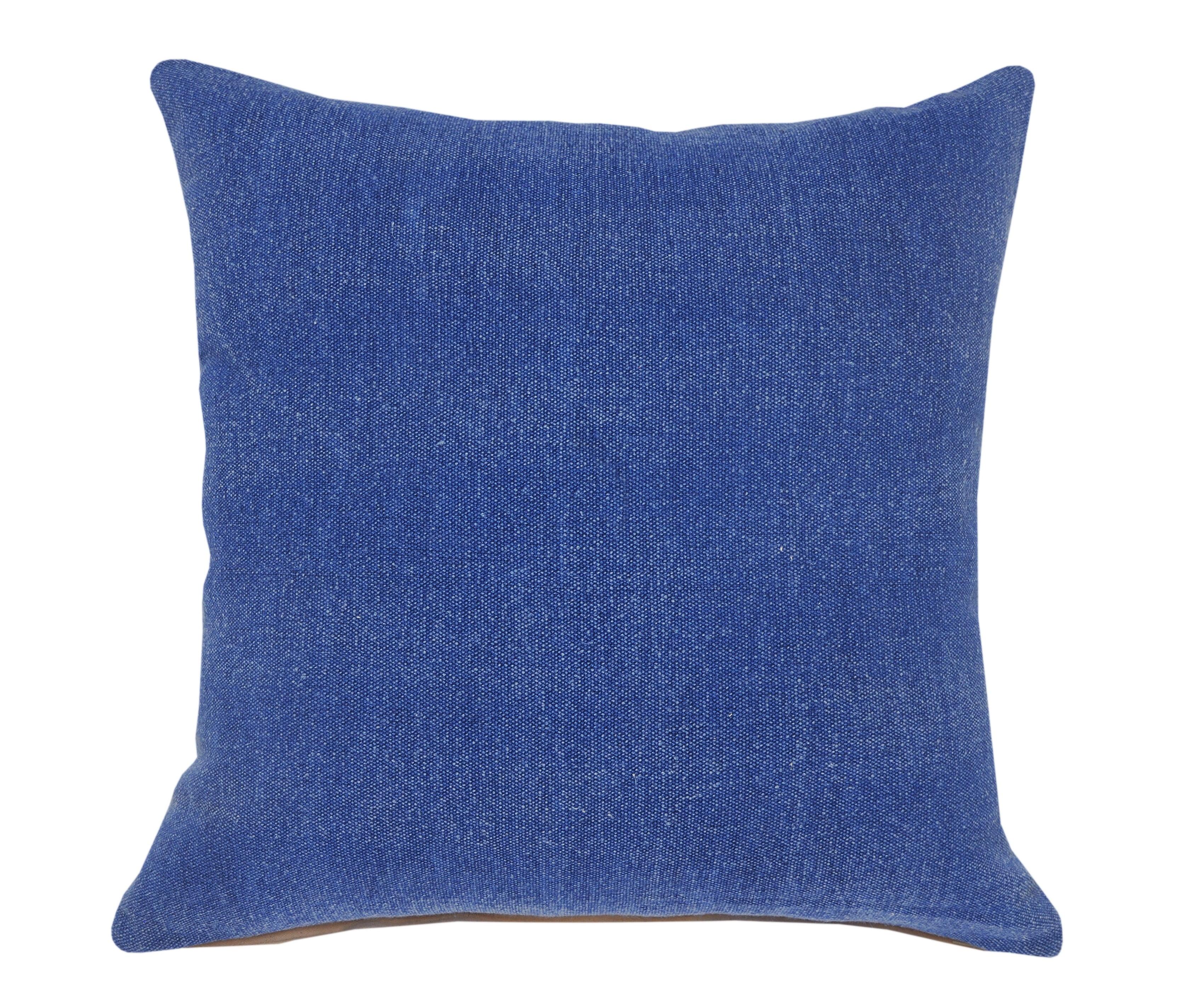 Classic Royal Blue 20" Square Throw Pillow