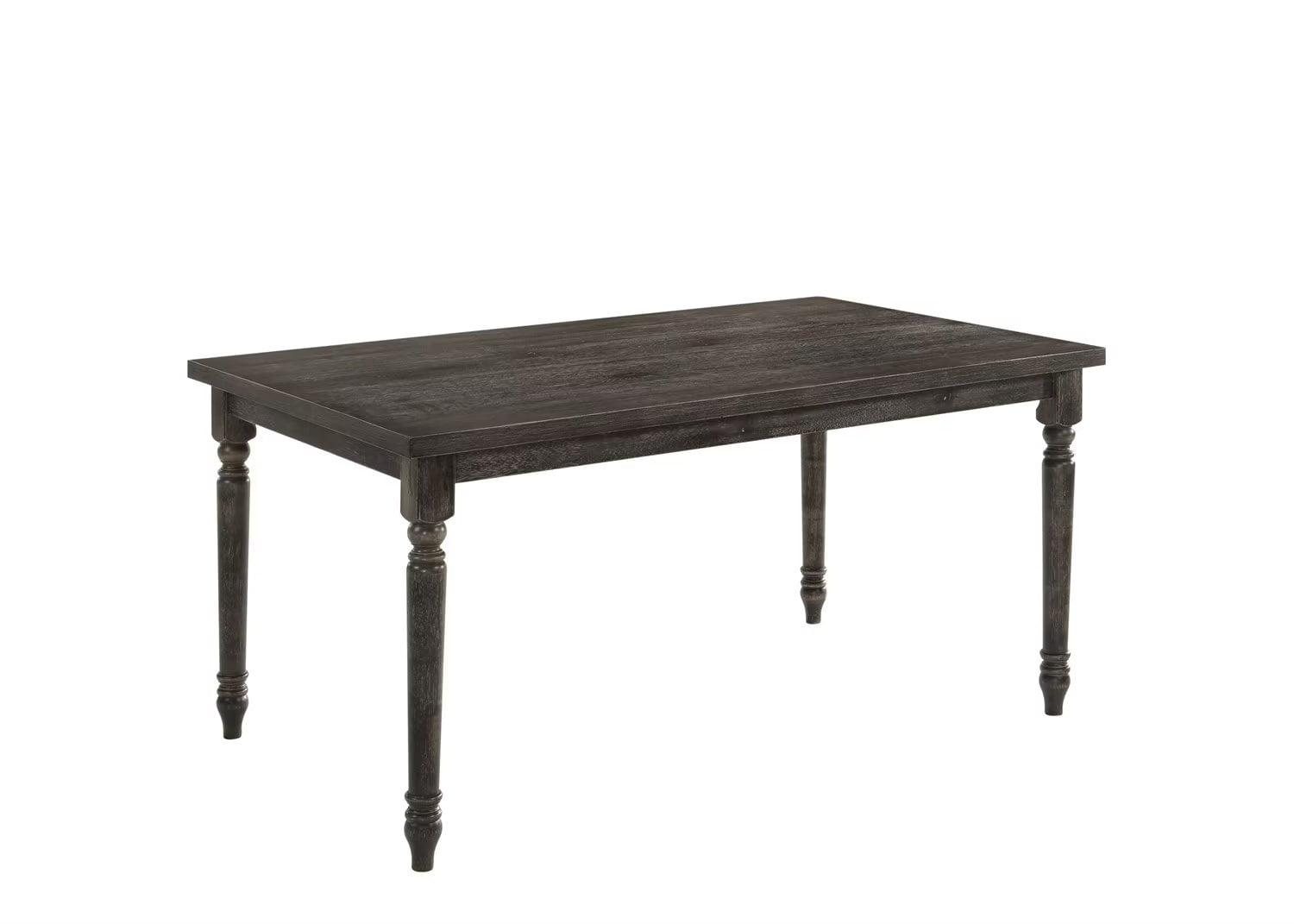 Dining Table, Solid Wood Rectangular Dining Table for Kitchen Dining Room, 36"W x 60"L x 30"H