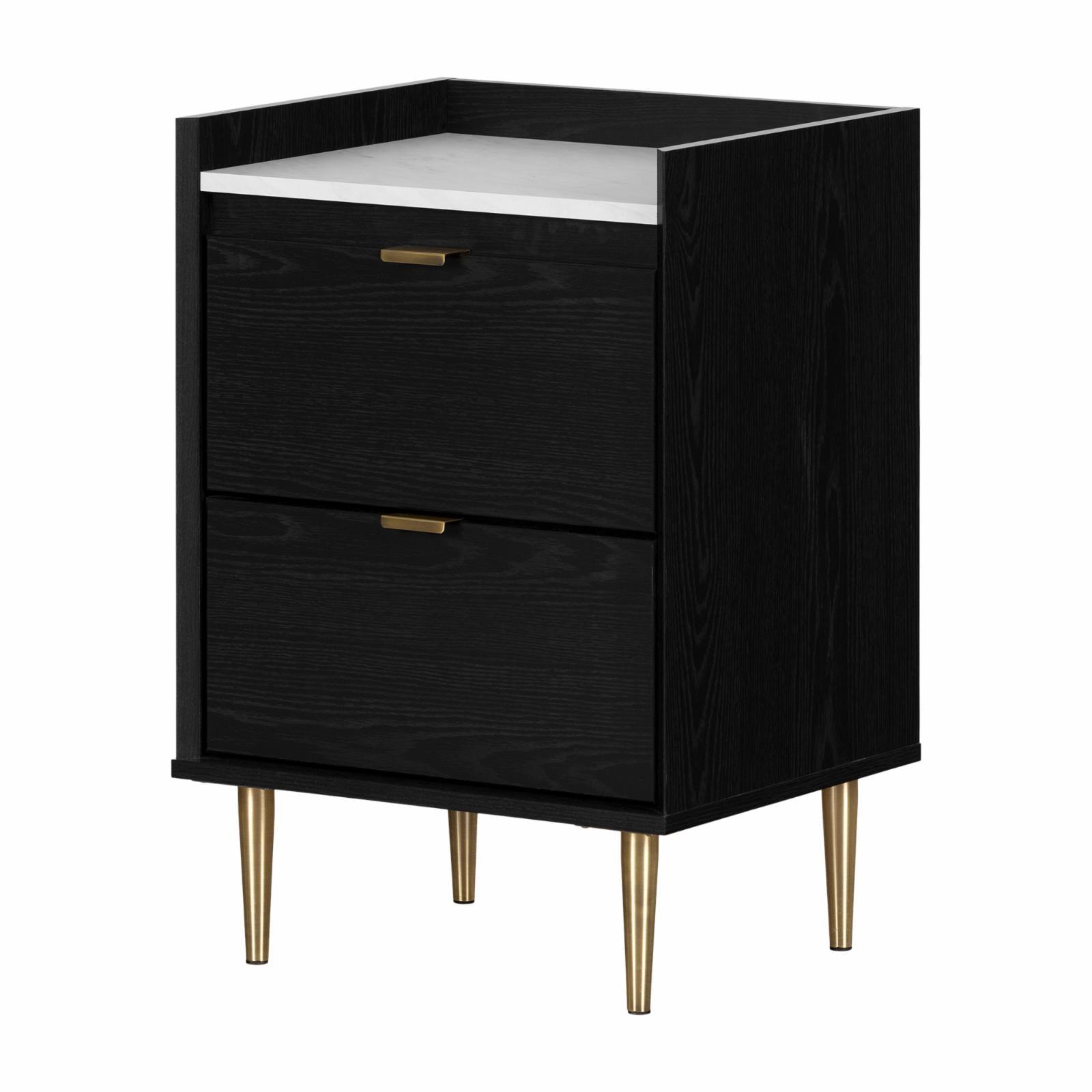 Hype 2 Drawer End Table with Storage