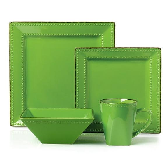 Lorren Home Trends 16 Piece Stoneware Dinnerware Set - Service for 4
