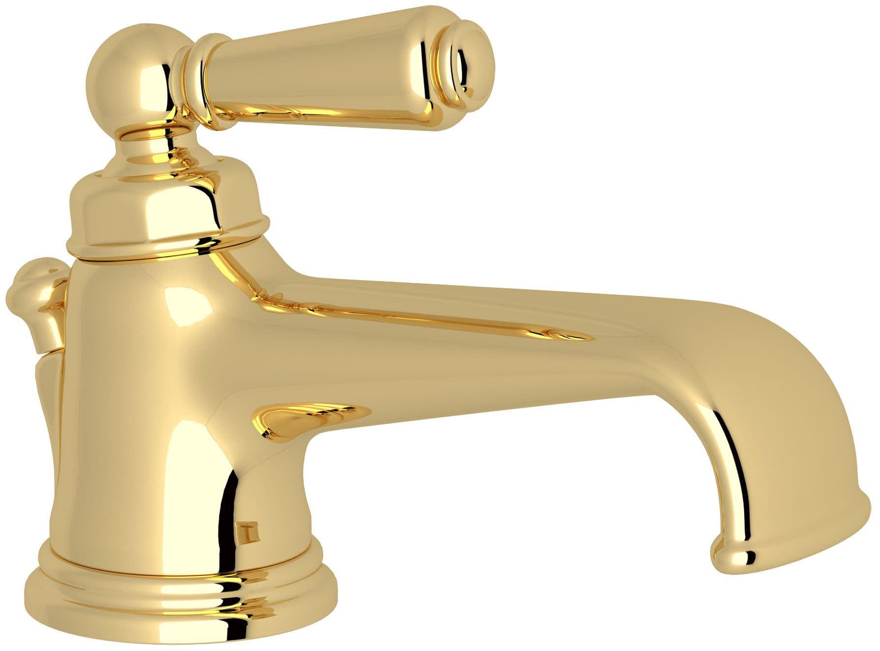 Edwardian Classic Polished Nickel Single-Handle Brass Faucet