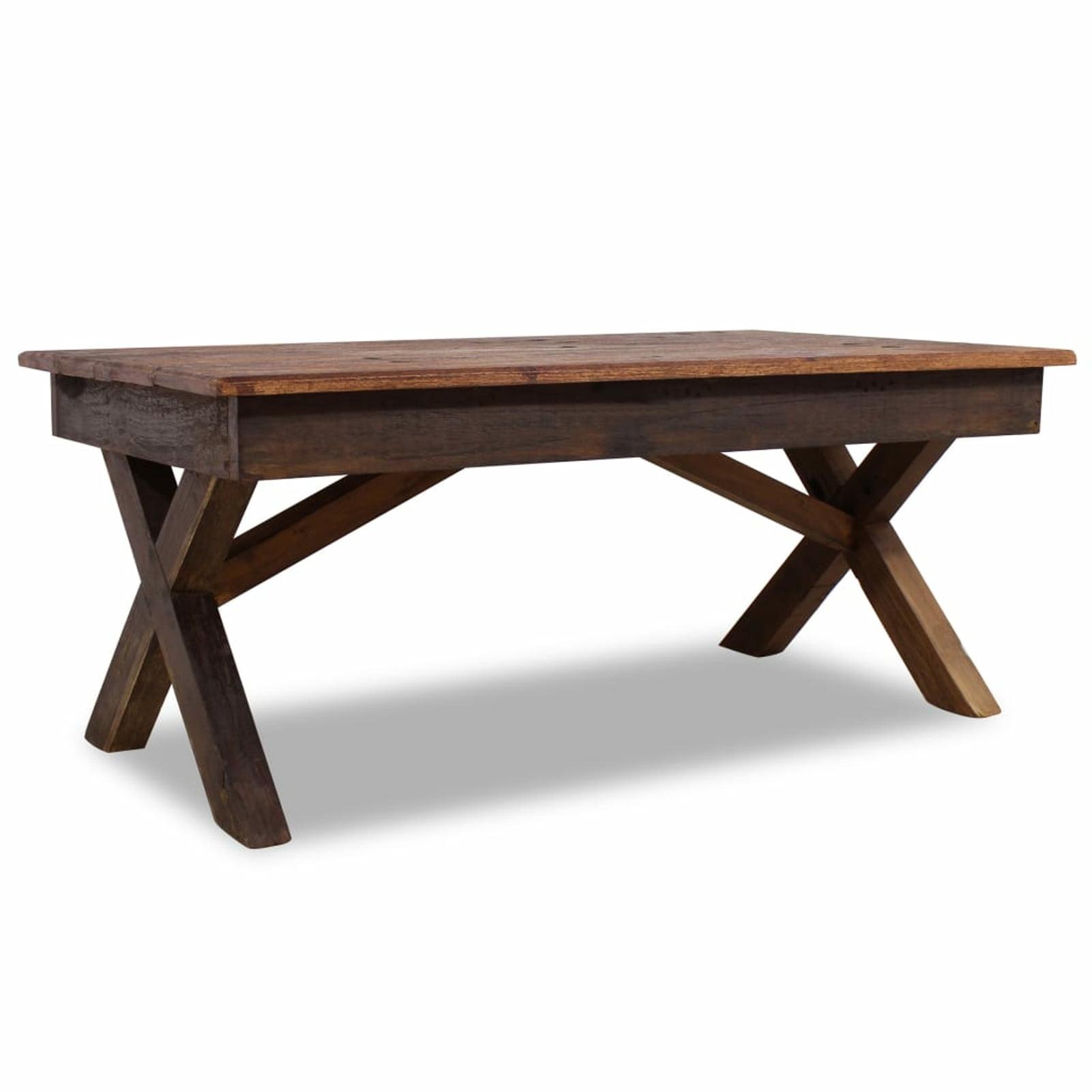 Rustic Charm Reclaimed Wood Coffee Table 43.3"x23.6"x17.7"