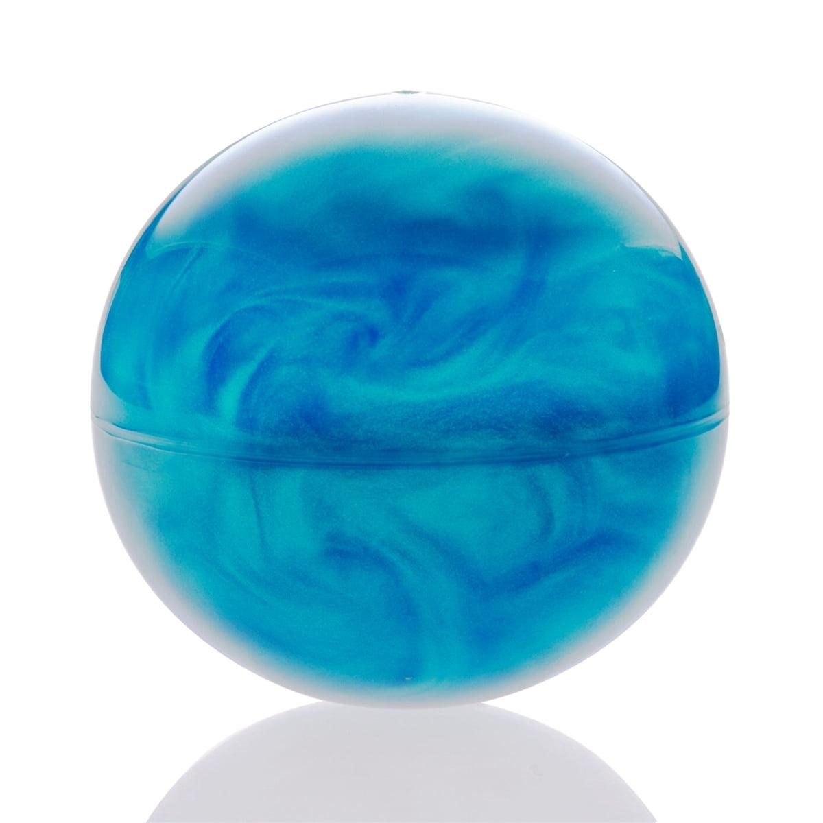 Blue Rheoscopic Fluid Planet Sphere