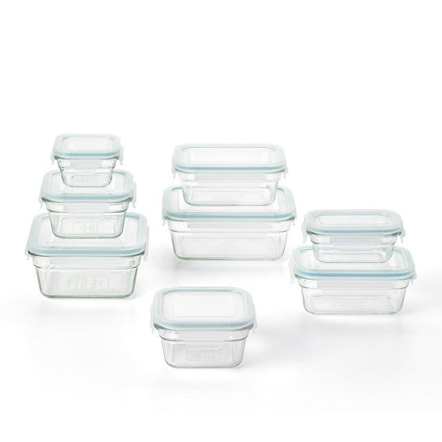 Glasslock Glass Food Storage - Set of 8 Containers and 8 Lids