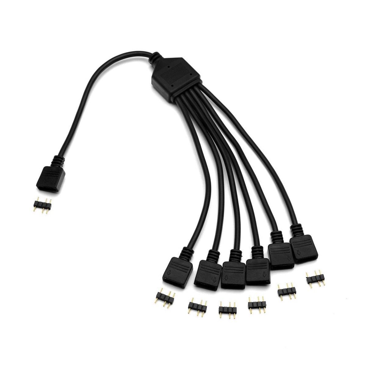 EKWB EK-D-RGB 6-Way Splitter Cable
