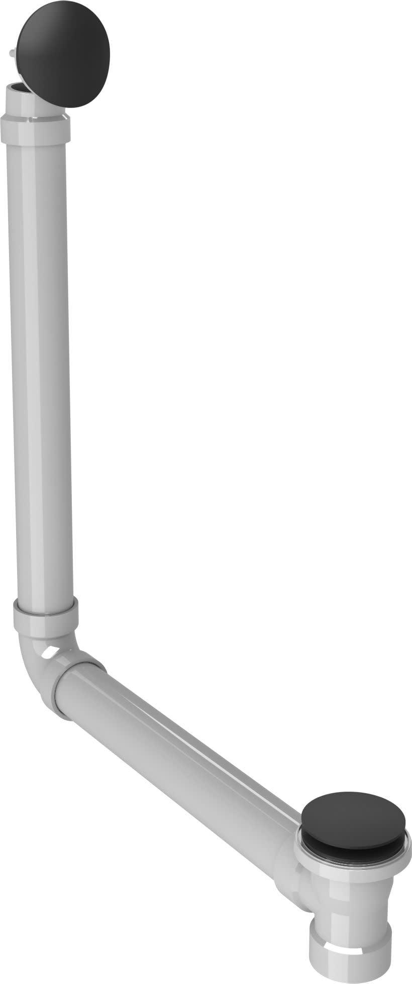 Leg Tub Drain 26" H with Overflow