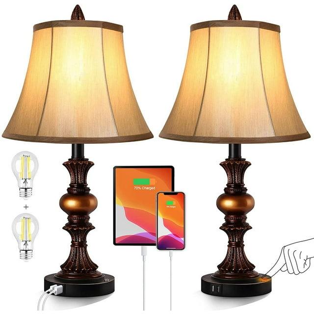 Devo 3 Light LED Floor Lamp, Modern Tree Design with Edison Bulbs, 360° Rotating Shades & Individual Switches, Super Bright Standing Lamp for Living Room, Bedroom, Tall Adjustable Pole Light