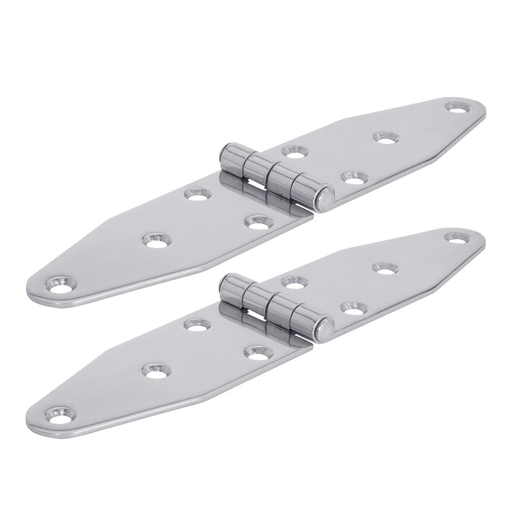 Heavy Duty Stainless Steel Boat Strap Hinges, Pair