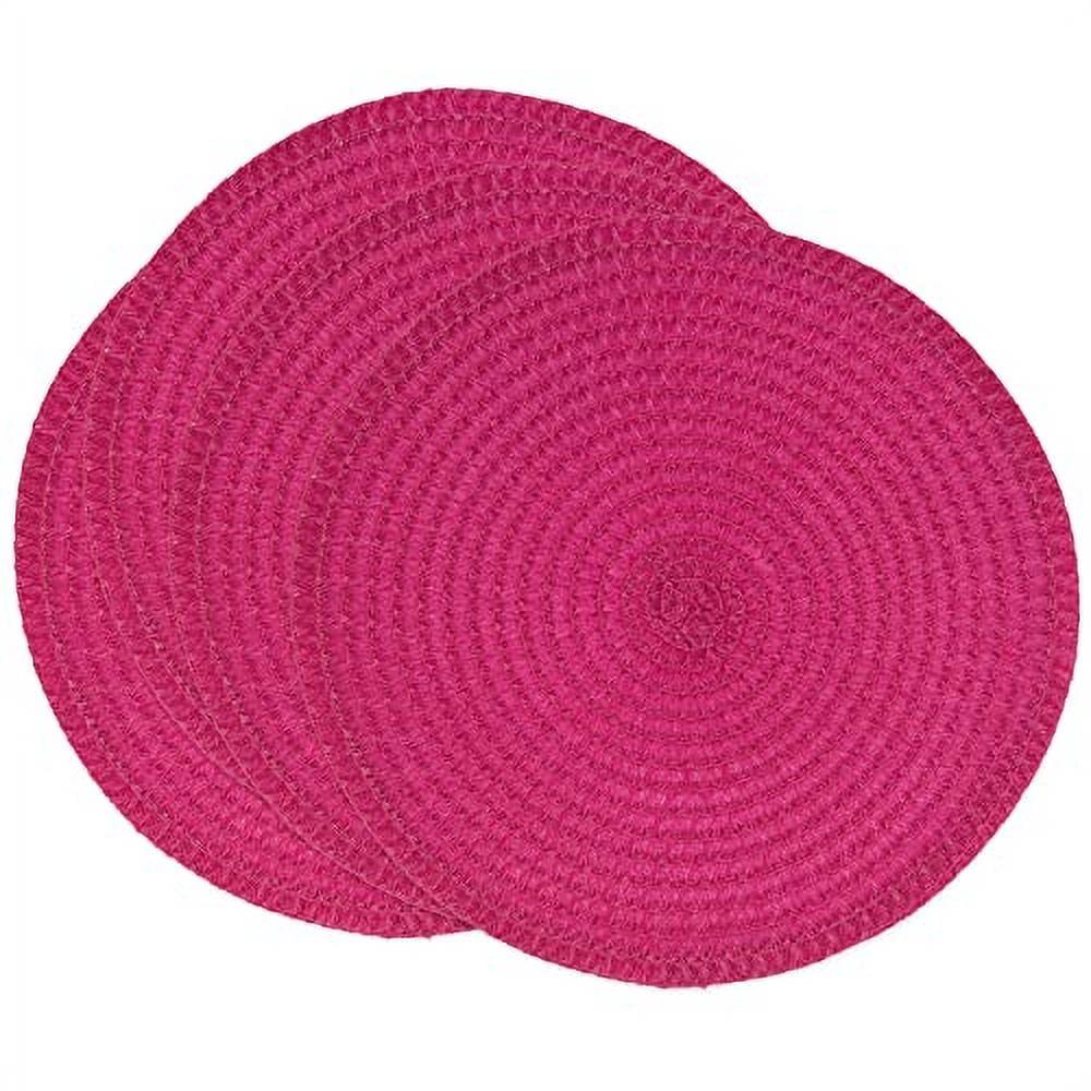 Brielle Polypropylene Plastic Round Placemat