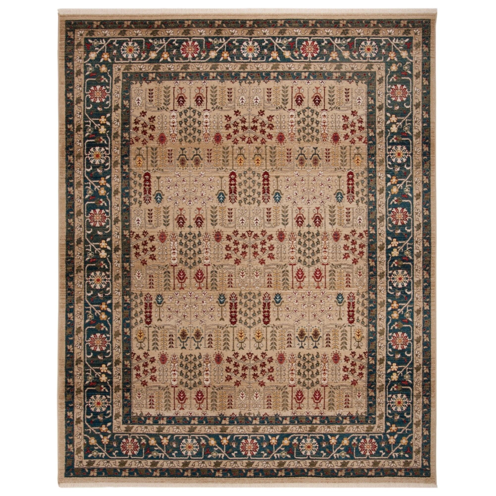 Ralph Lauren Margaux Flat Weave, Polypropylene, Beige / Navy Area Rug