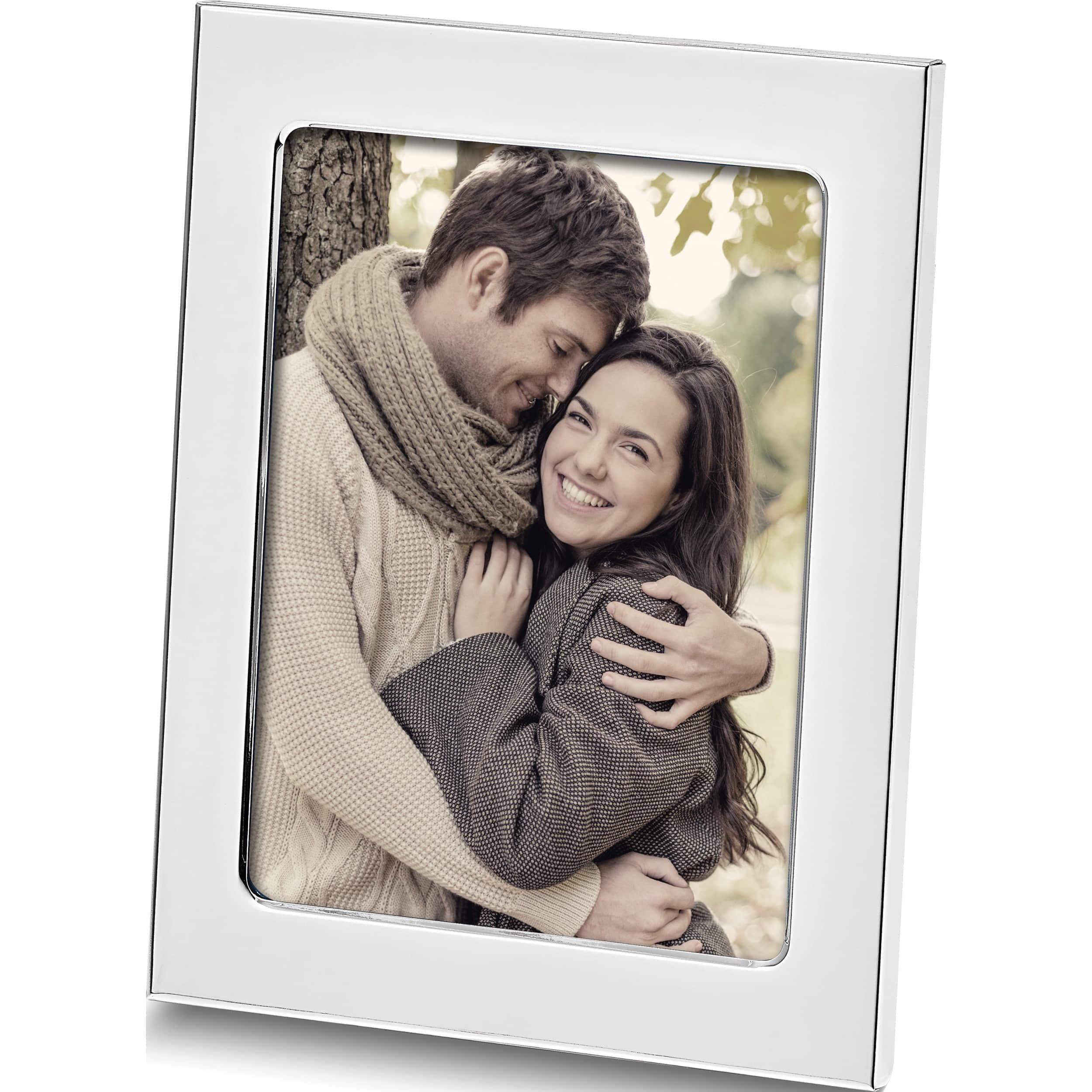 Classic Silver Plated 5x7 Tabletop Picture Frame