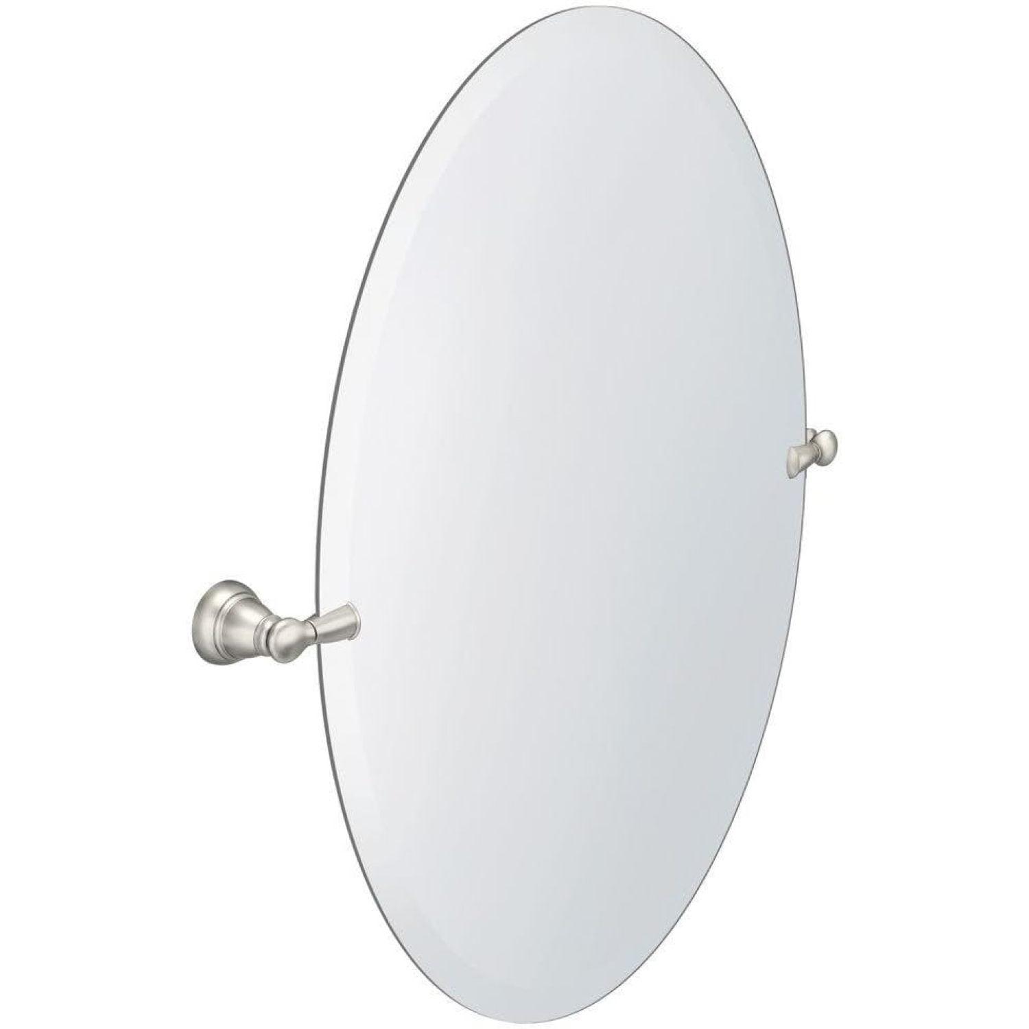 Oval Frameless 26" x 23" Bathroom Vanity Mirror