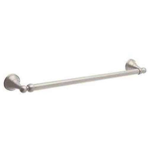 Georgian Era 32" Polished Nickel Wall Mounted Towel Bar