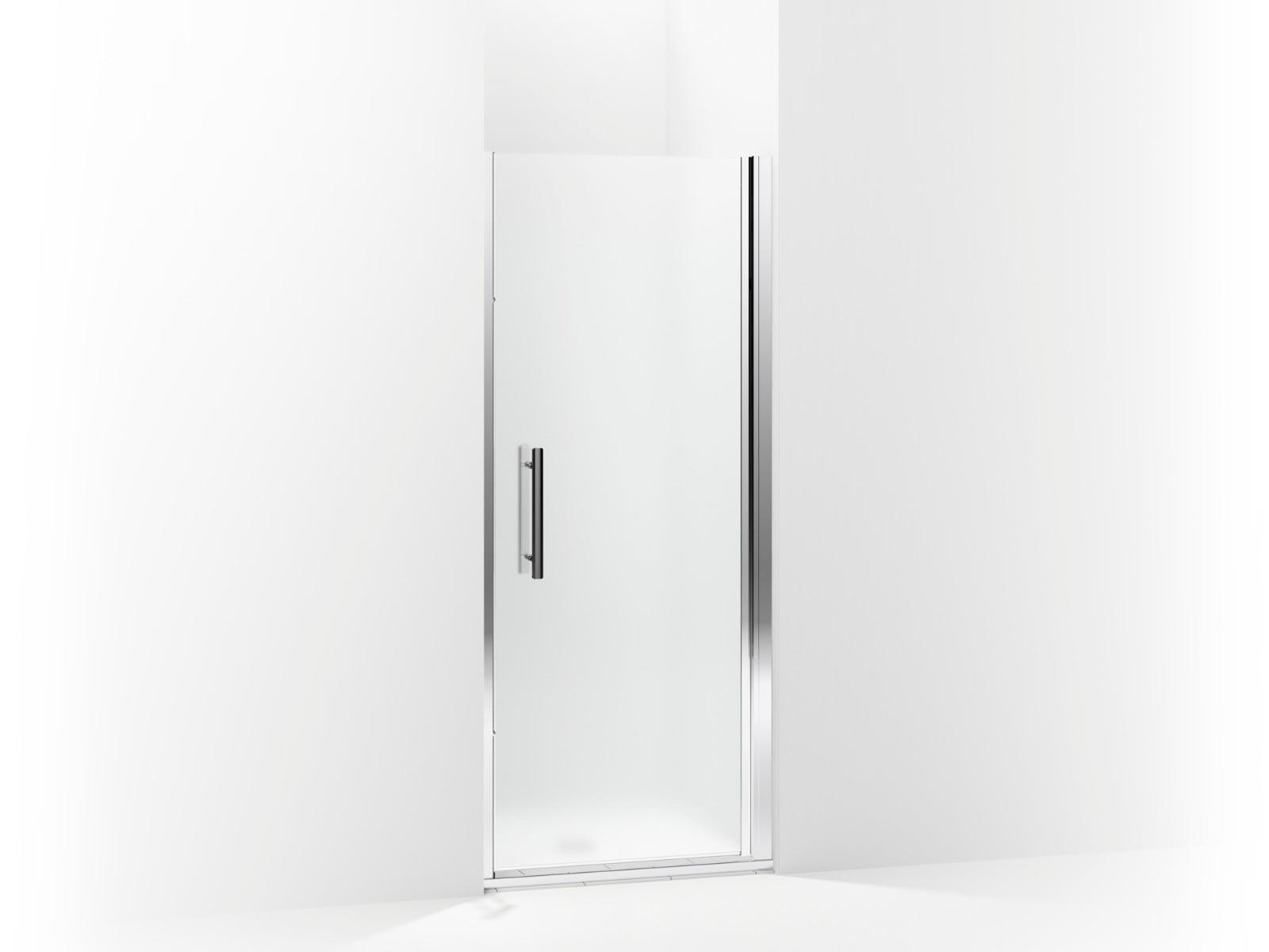 Finesse Peak 33" x 67" Chrome Frameless Pivot Shower Door