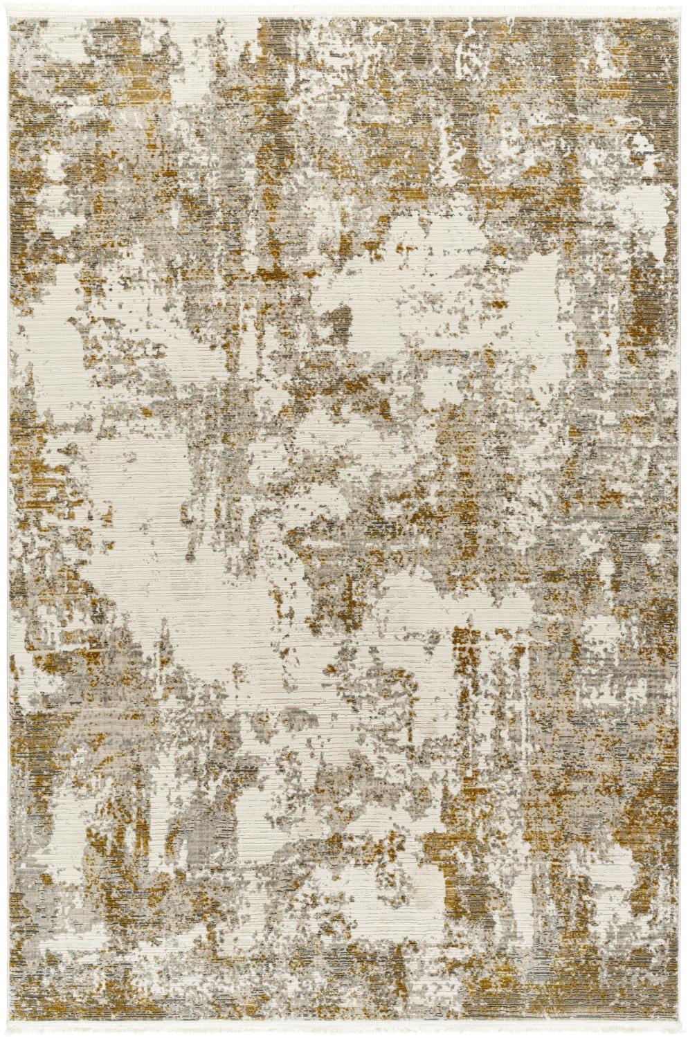 Elysian Gray Washable Rectangular Area Rug 7'10" x 10'