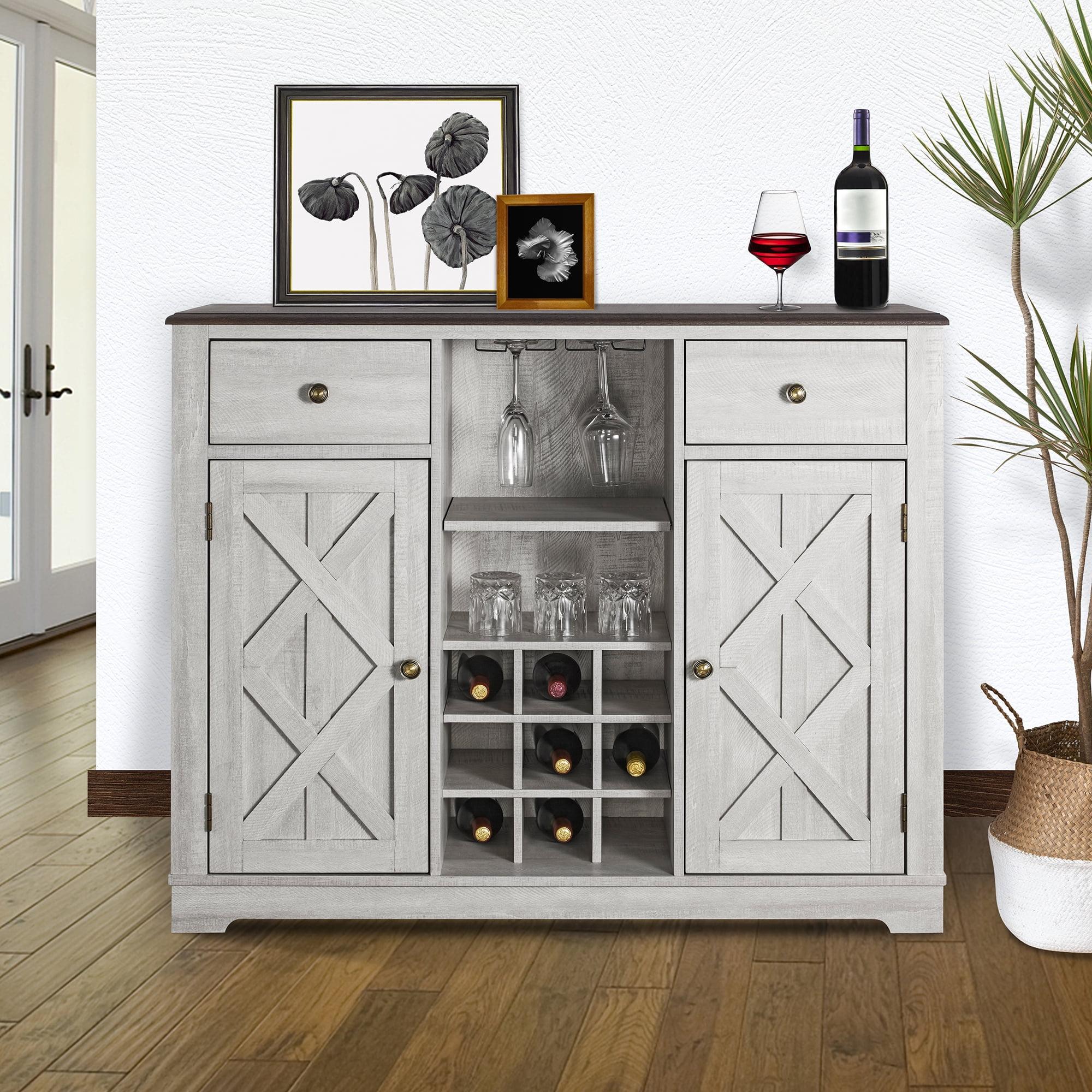 Gainsboro 47'' Wood Wine Bar Cabinet with Storage