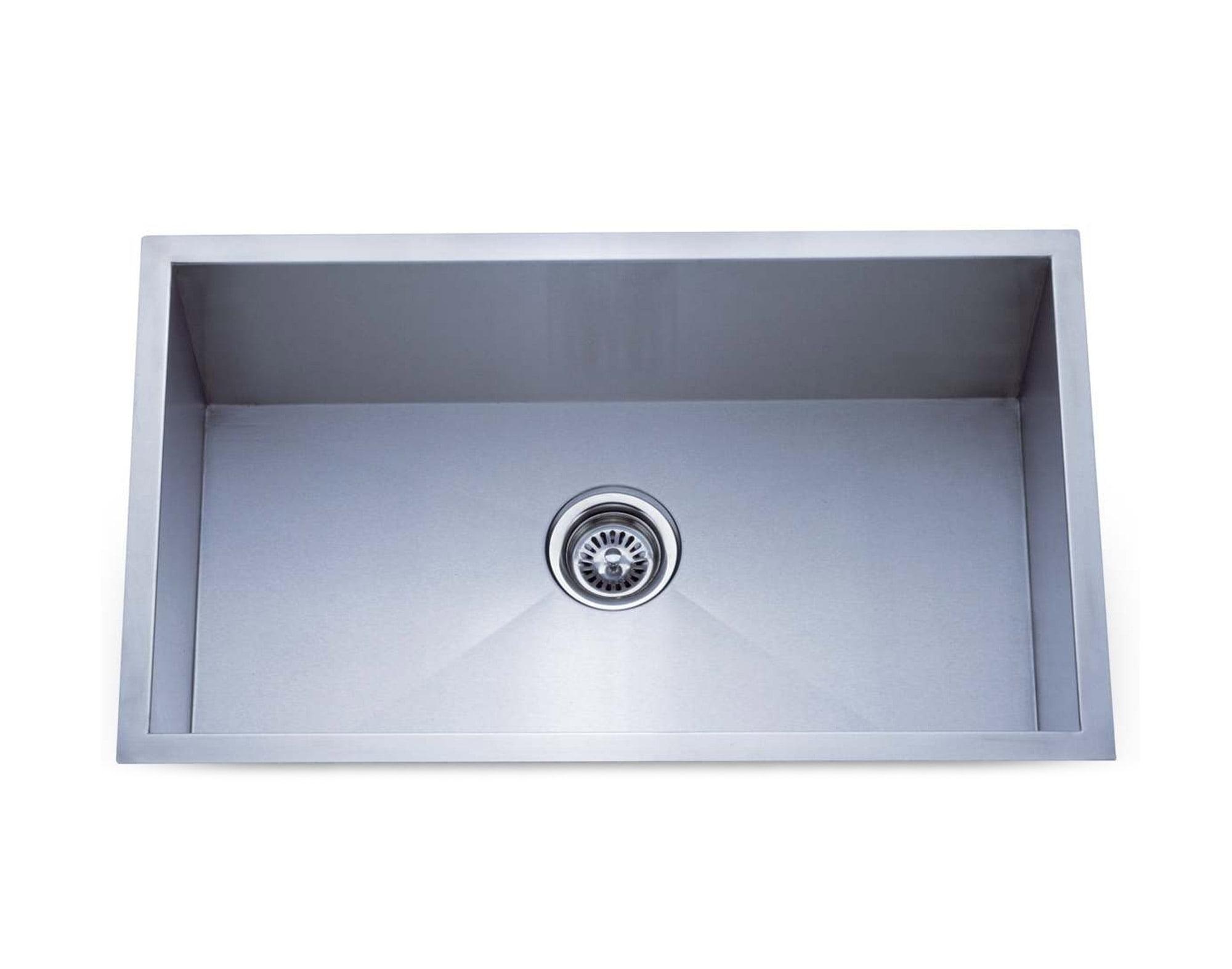 23'' Stainless Steel Undermount Single Bowl Kitchen Sink