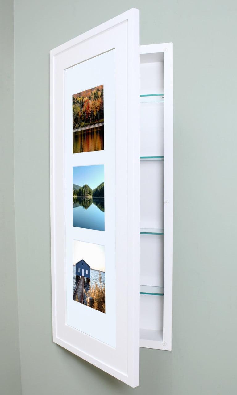 14 x 36 Recessed Picture Frame Medicine Cabinet by Fox Hollow Furnishings