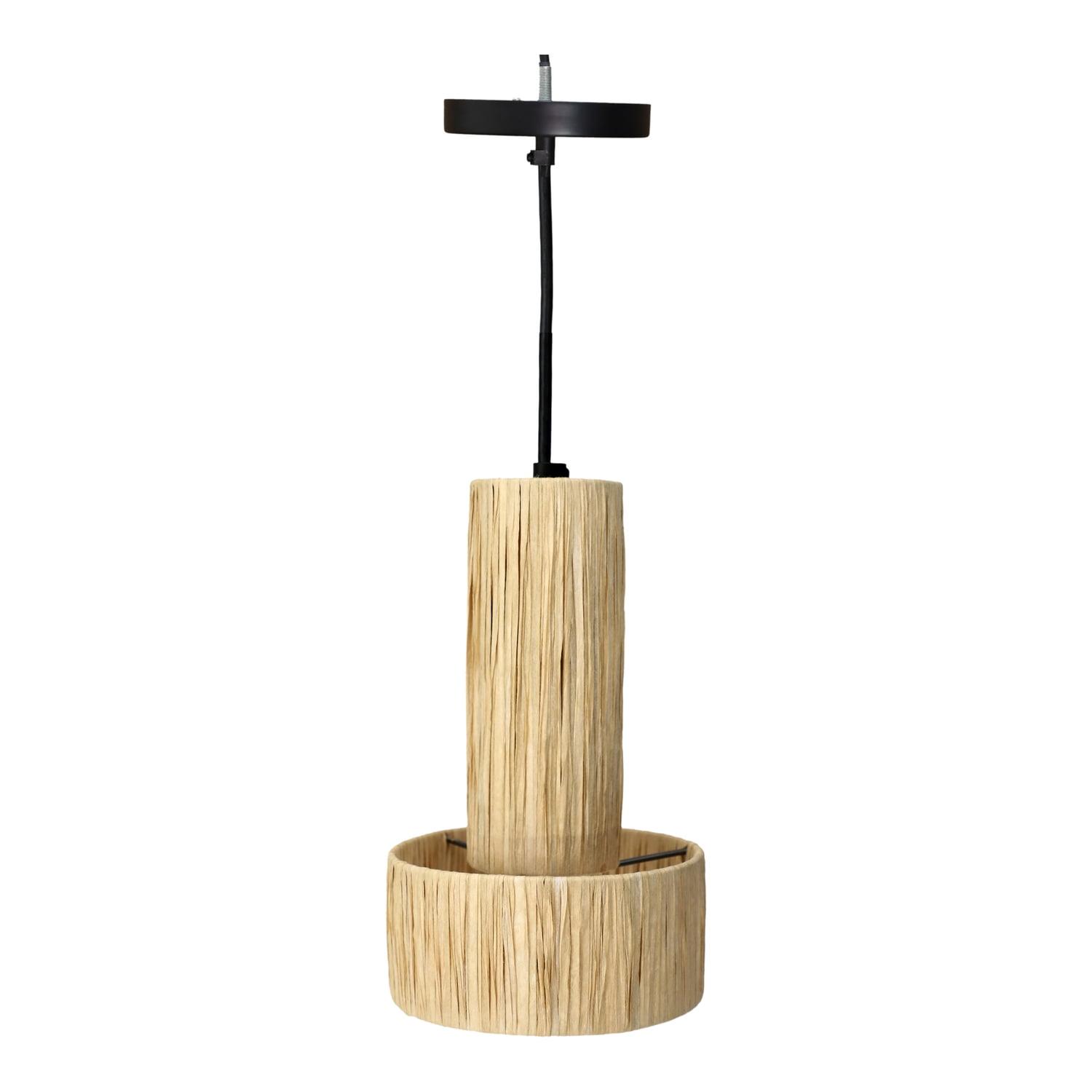 Shine Contemporary Mini LED Pendant Lamp in Natural Beige