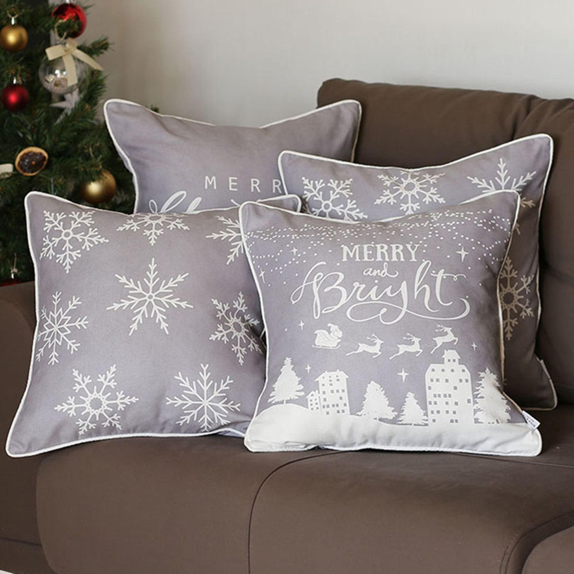 Christmas Pillow Cover (Set of 4)