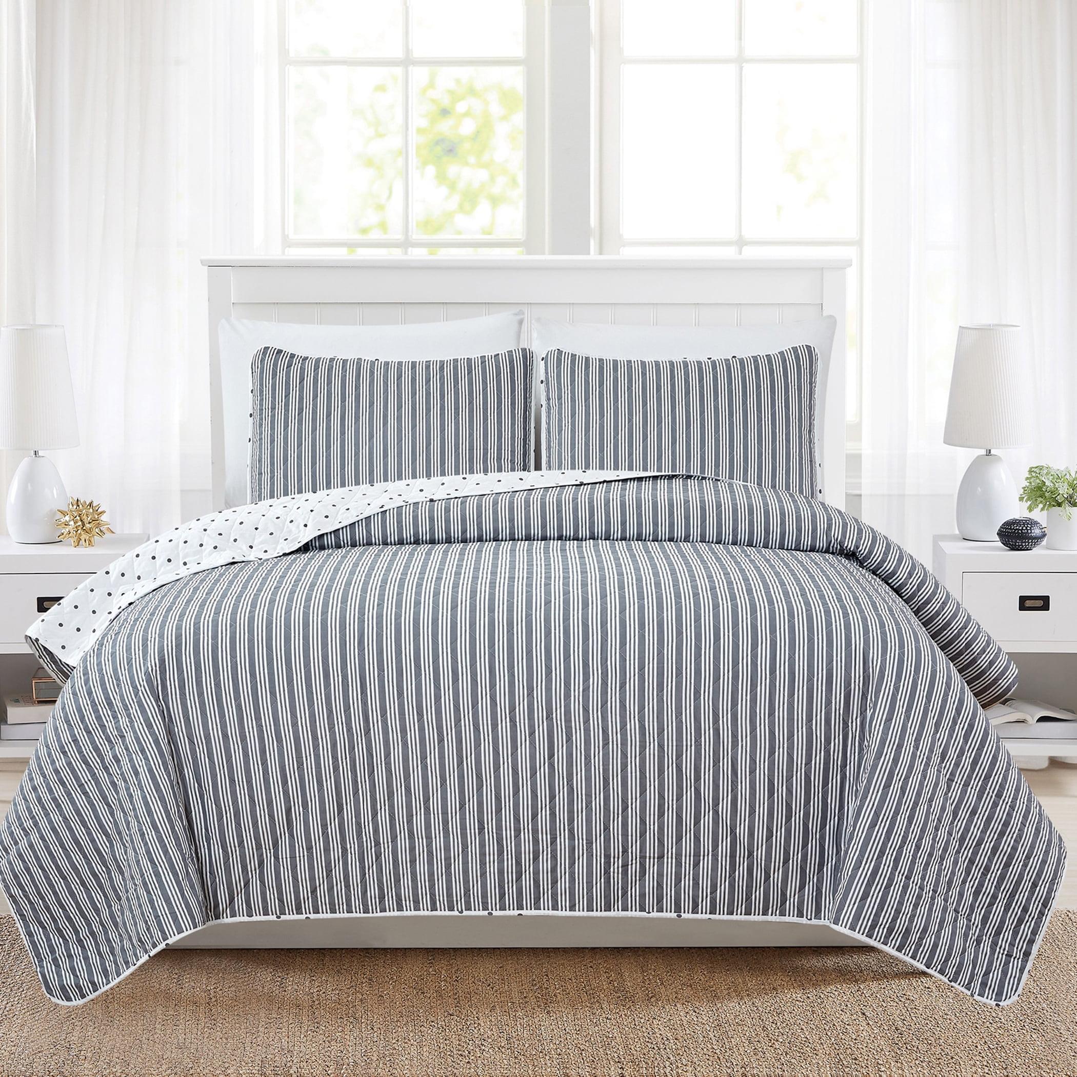 Nora No Striped Quilt Set