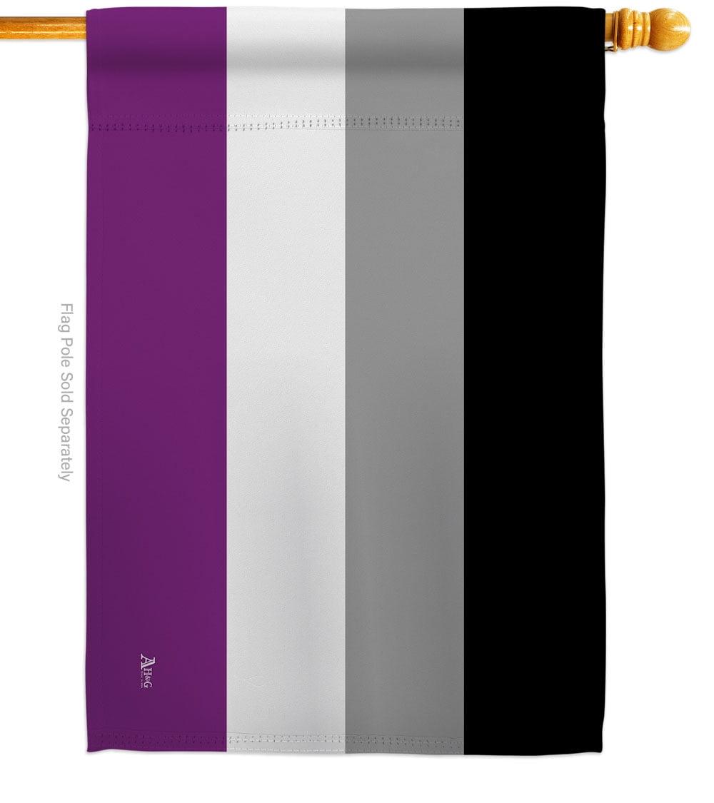 Asexual Pride Double-Sided Weather Resistant House Flag