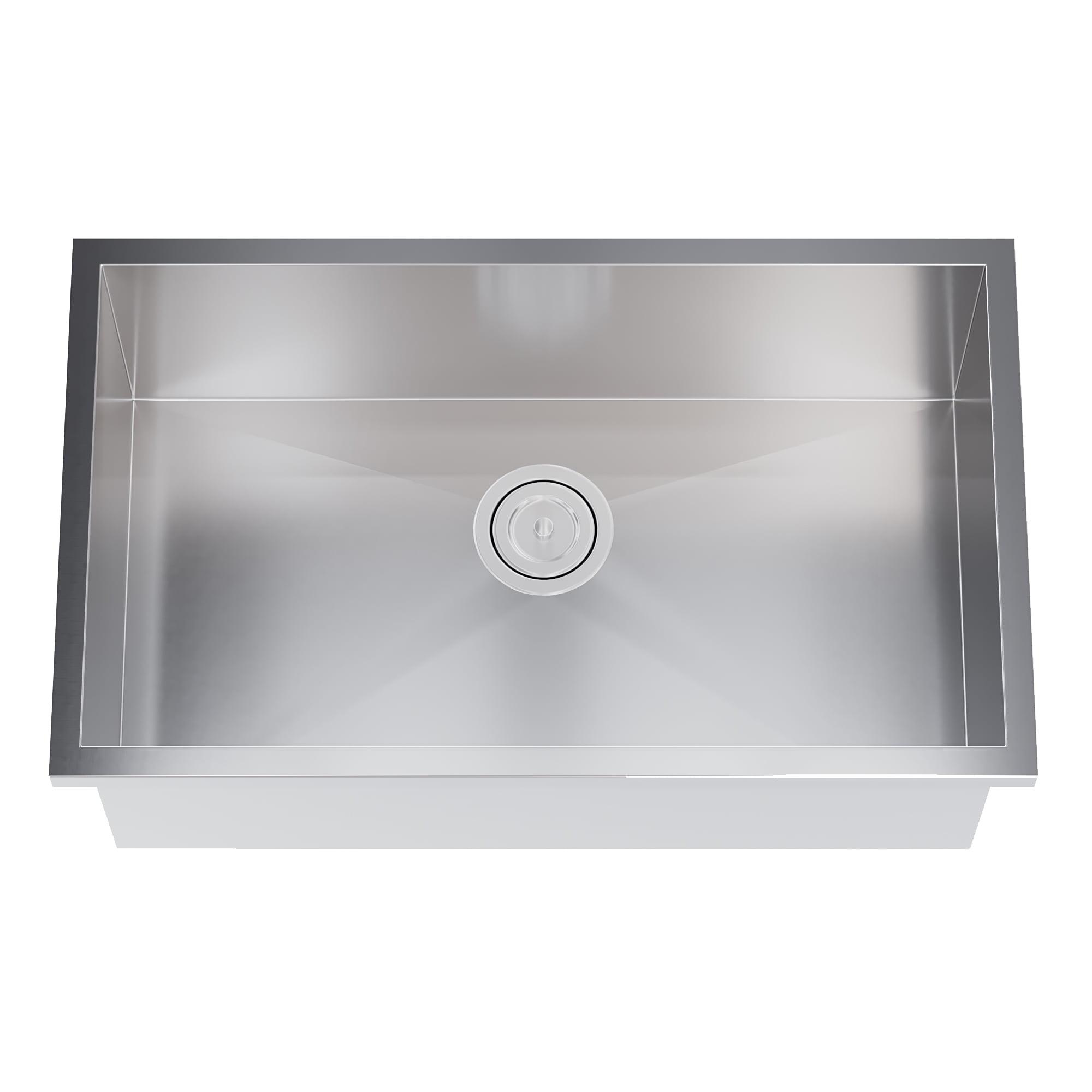 30'' L Undermount Single Bowl Stainless Steel Kitchen Sink